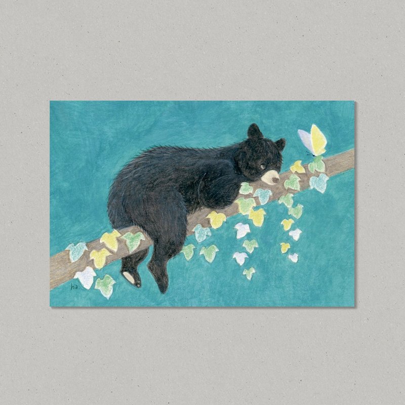 Animal Postcard /  Little Bear - Cards & Postcards - Paper Green