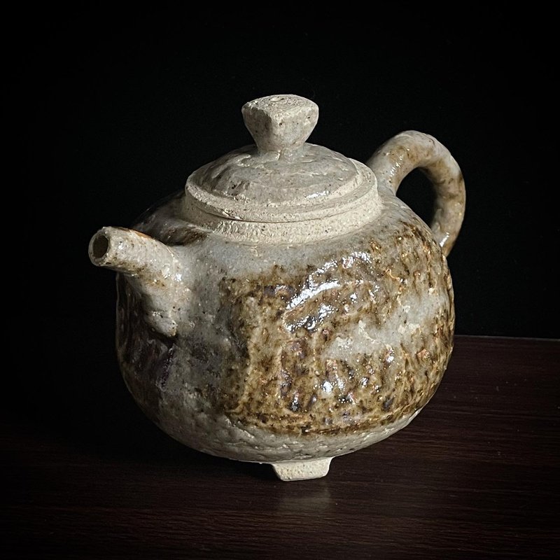志野燒茶壺丨笠野窯 許聰志 - 茶壺/茶杯/茶具 - 陶 咖啡色