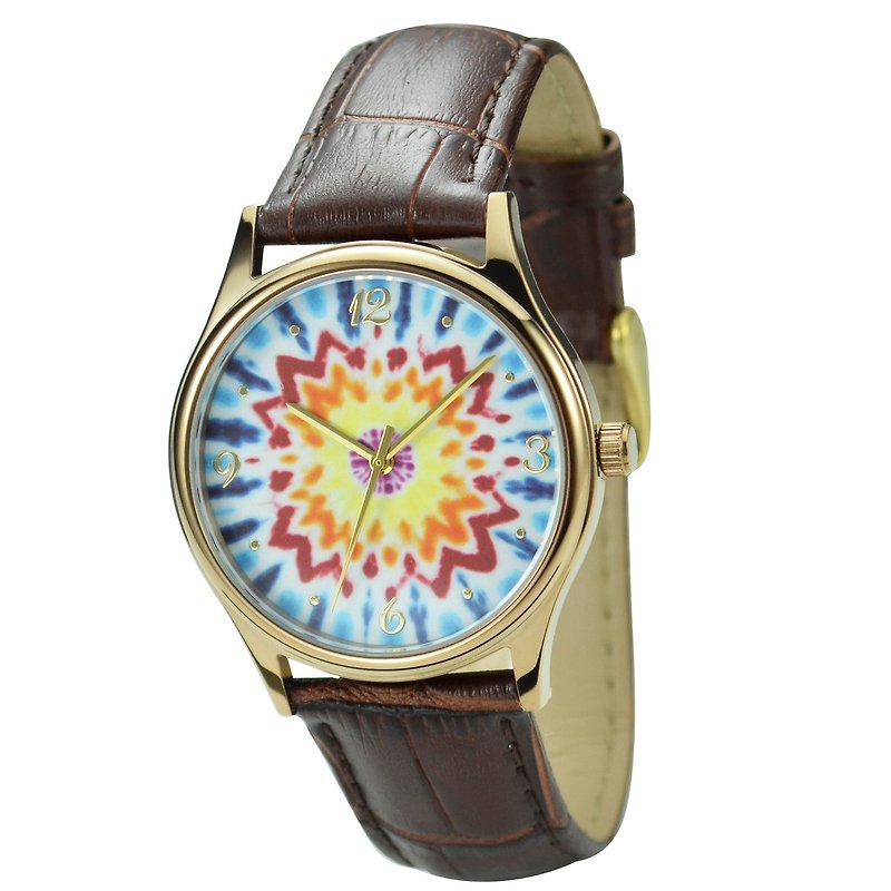 タイダイ柄の時計は全世界送料無料 - 腕時計 - 金属 多色