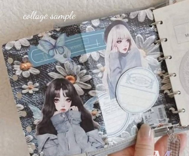 新作①♡A4デザインペーパー＆コラージュシート80枚♡素材　おすそ分けファイル デザインペーパー80枚 コラージュシート20枚 おすそ分け - メルカリ
