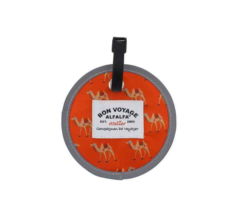 Mid East Camel Luggage Tag - Luggage Tags - Polyester Orange