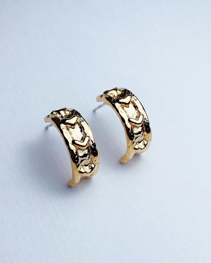 LYDIA moment earrings - Earrings & Clip-ons - Copper & Brass Gold