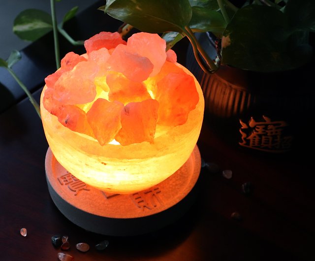 清水モデルの幸運と宝 バラの宝庫 カラフルな石 ショップ Saltlife塩夢工房 照明 ランプ Pinkoi