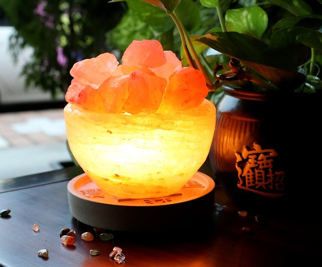 清水モデルの幸運と宝 バラの宝庫 カラフルな石 ショップ Saltlife塩夢工房 照明 ランプ Pinkoi