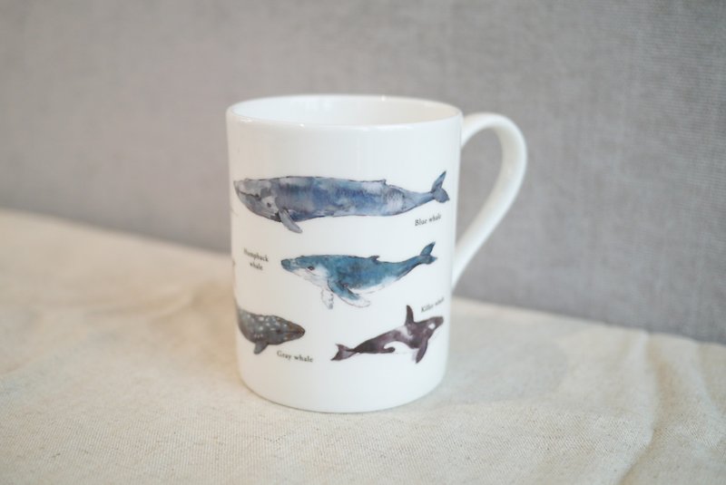 Whale Shell Porcelain Mug - Cups - Glass 