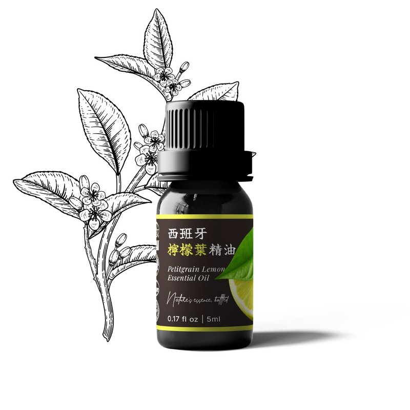 【卡佛香】西班牙檸檬葉精油 - 香氛/精油/擴香 - 玻璃 黑色