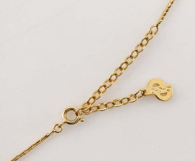 日本直送】クリスチャンディオール Dior ネックレス 金メッキ