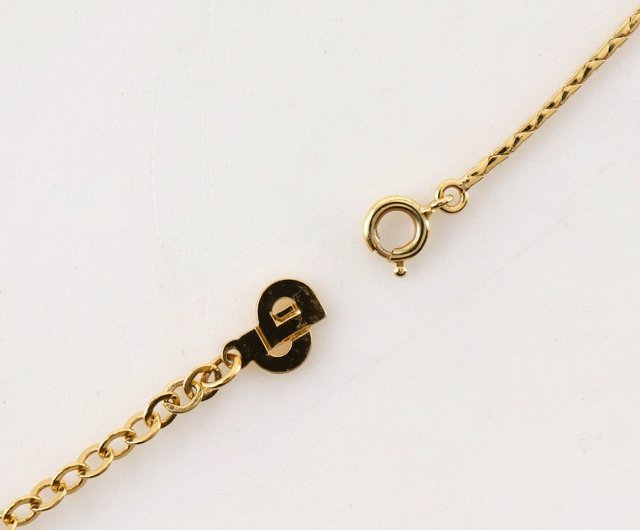 Dior ゴールドメッキ パール付きネックレス 日本直送】クリスチャンディオール Dior ネックレス 金メッキ