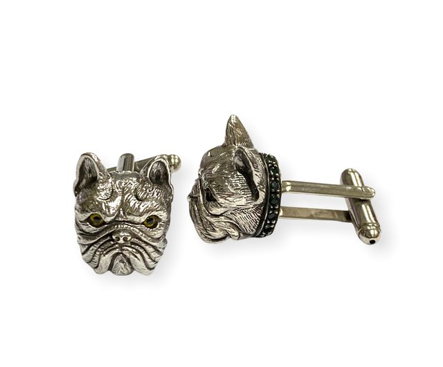 gucci tiger cufflinks