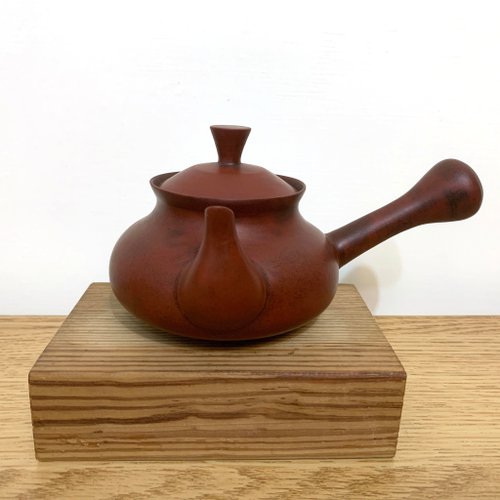 良時美器 GoodTimeCeramics 臺灣【朱泥】手拉坯薄胎KyuuSu橫手急須壺11