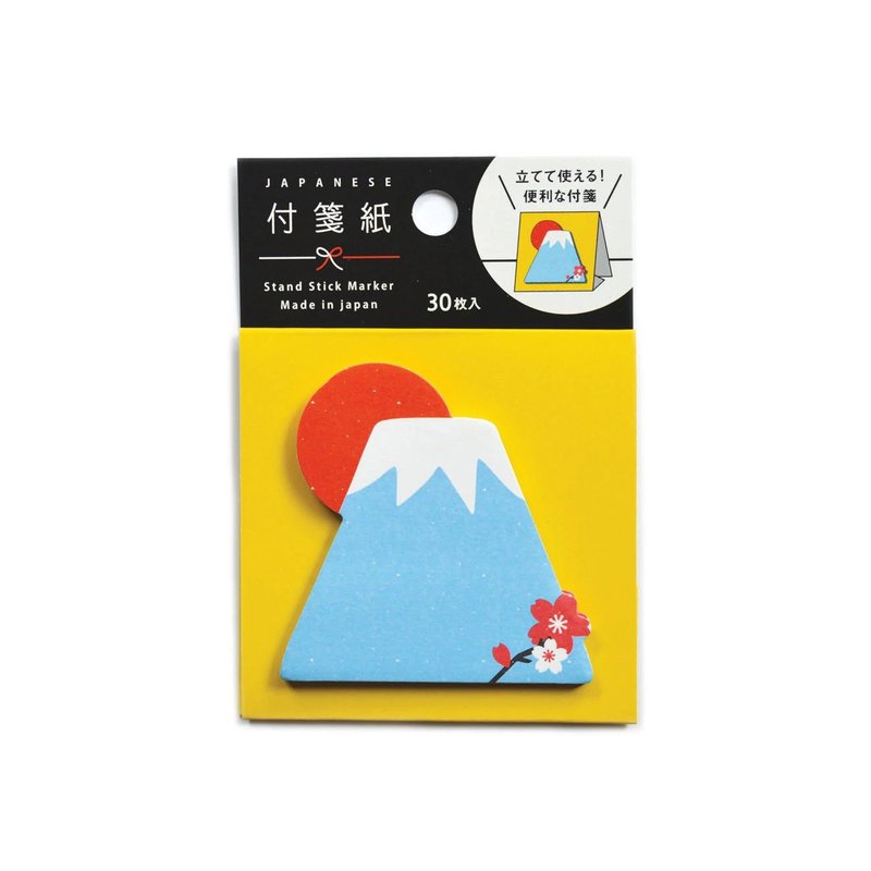 日本富士山 - 可立底座便條貼 (30張) - 便條紙/便利貼 - 紙 