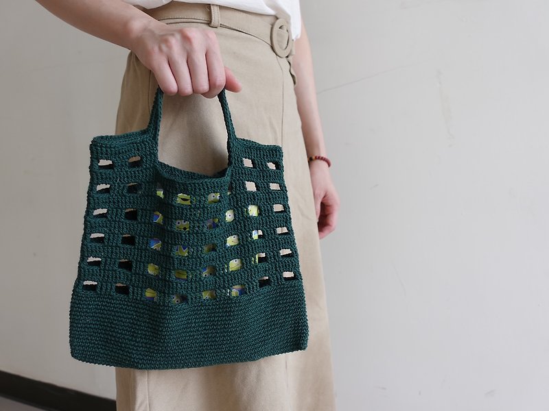 Casual bags/handmade/woven bags - Handbags & Totes - Cotton & Hemp 