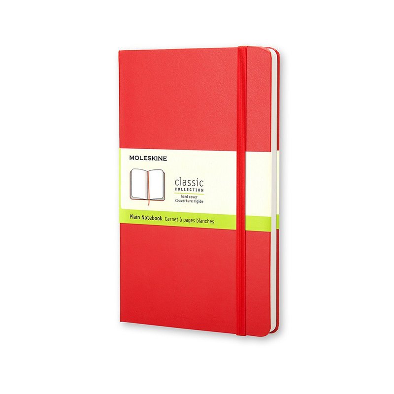 _勿上架_MOLESKINE 經典紅色硬殼筆記本 口袋型 空白 - 燙金服務 - 筆記本/手帳 - 紙 紅色