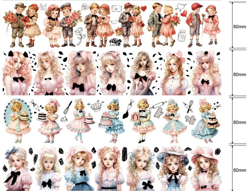【pinkoi予約販売】オリジナルホログラムPETシール4個セット - 貼紙 - 其他材質 