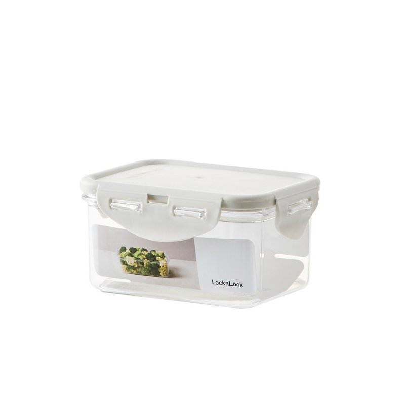 LOCK&LOCK pure fresh-keeping box/rectangular/light grey/470ml(LBF807-01) - เครื่องครัว - พลาสติก 