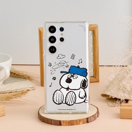 TOYSELECT SNOOPY史努比煩惱歐拉夫防摔透明SAMSUNG手機殼