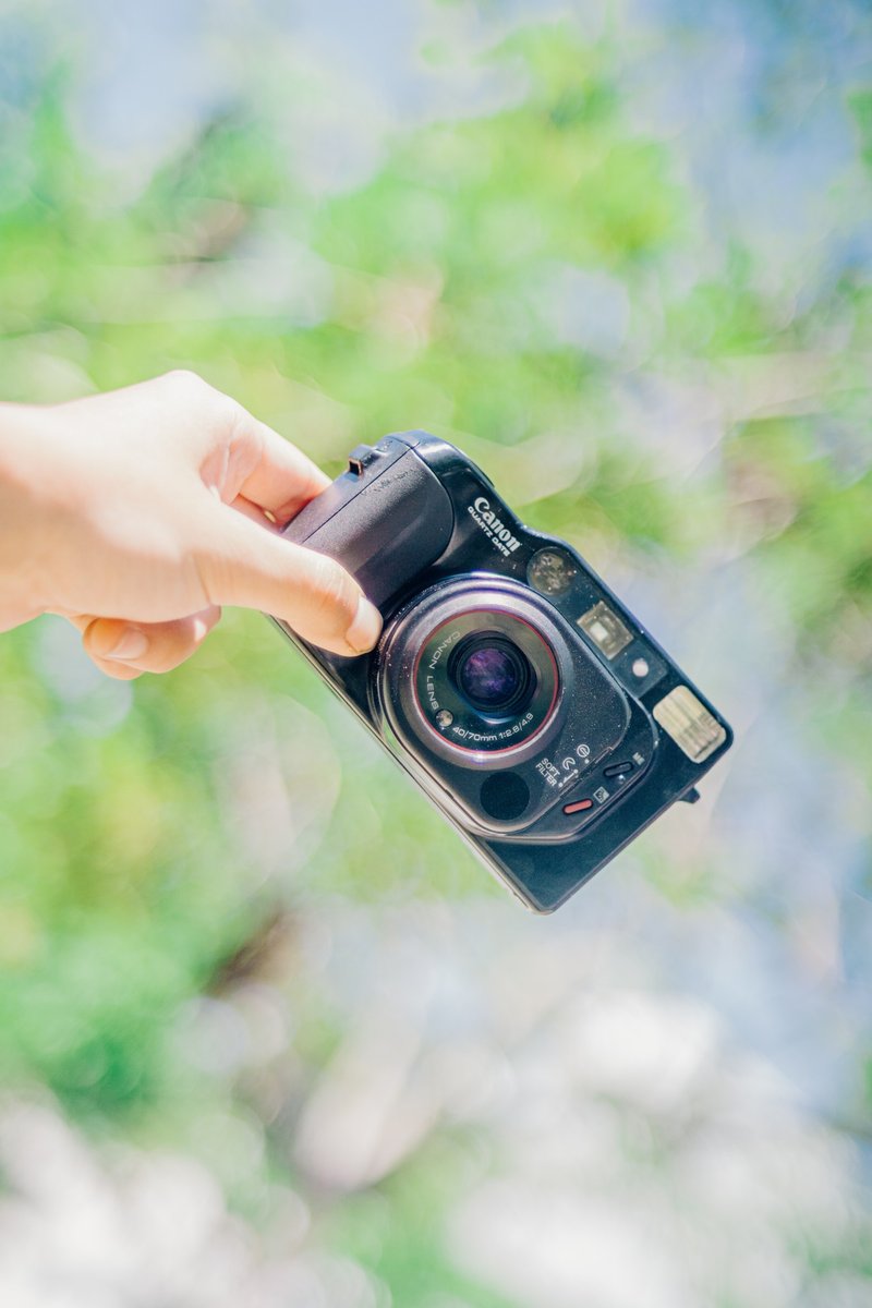 Canon Autoboy Tele 佳能雙定焦底片相機 大光圈 好鏡頭 自動對焦 - 相機/拍立得/底片相機 - 其他金屬 黑色