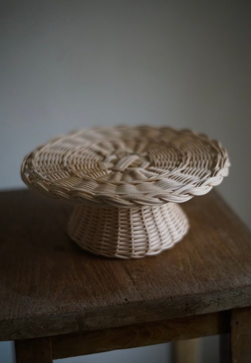 Rattan handwoven cake stand ( Large, Medium and Small) | URU Home | Ratten  Baskets | Wooden Salad Bowl | Handmade Natural Home Accessories from Burma