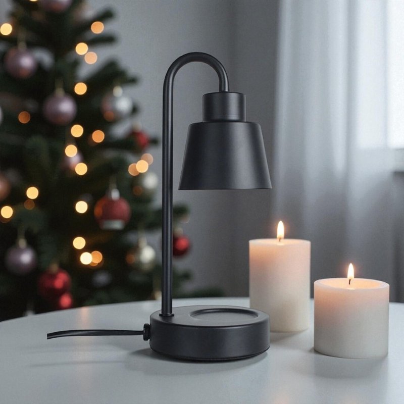 Light Hug可定時!融蠟燈-黑 - 燈具/燈飾 - 其他材質 