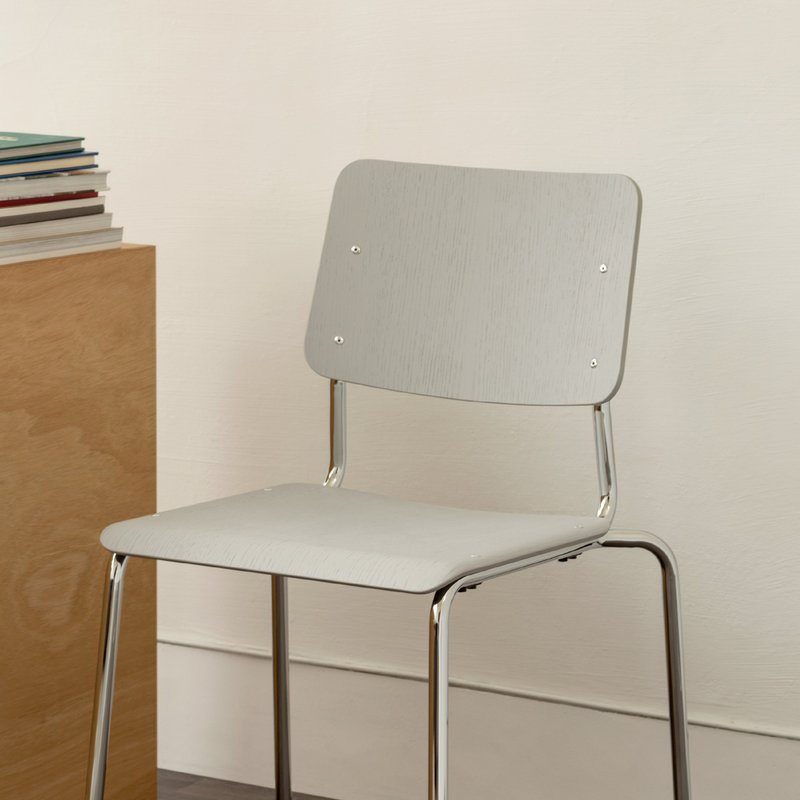 FORE Chair | Bending wood school chair | Grey - Other Furniture - Other Materials Khaki