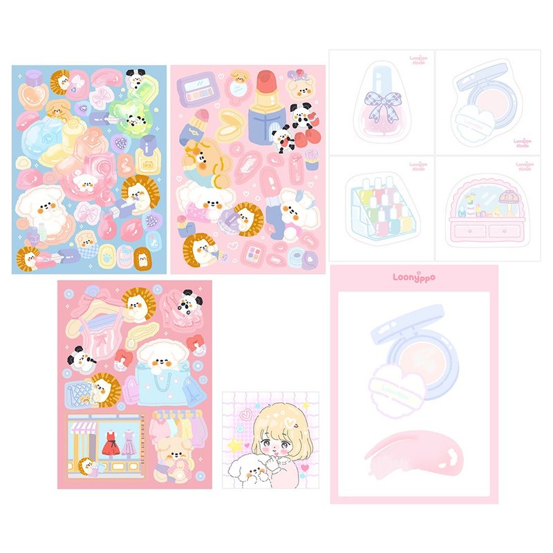 Beauty sticker pack - 貼紙 - 紙 