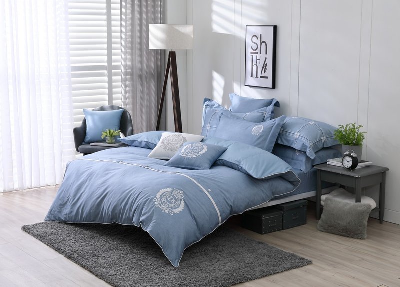 快速出貨-波特蘭-床包兩用被組-兩色-100%精梳棉-台灣製造 - 寢具/床包 - 棉．麻 