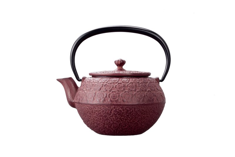 Cast iron teapot [Pink Sakura] (teapot + bottle compress) - Teapots & Teacups - Other Metals 