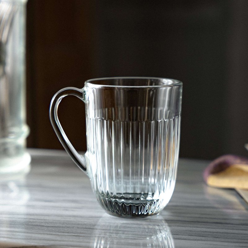 Straight grain glass mug (large) - Teapots & Teacups - Glass 