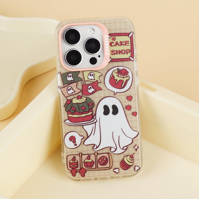 Happy Birthday to the Little Ghost iPhone Case - เคส/ซองมือถือ - วัสดุอื่นๆ 