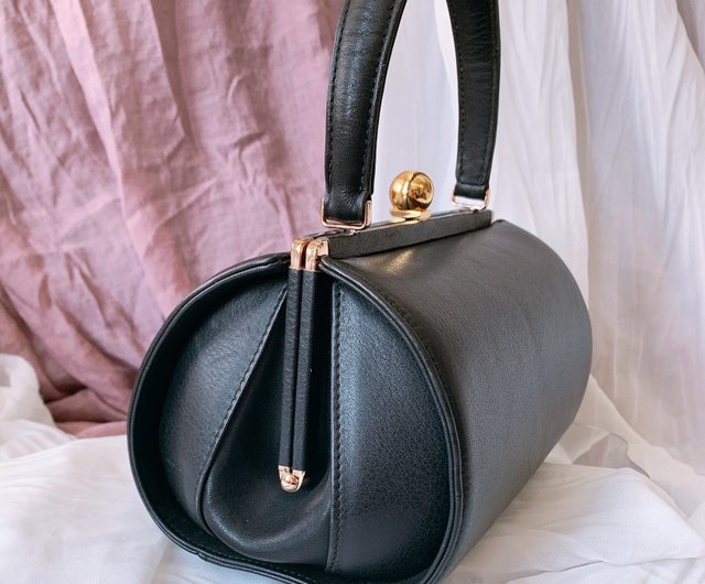 Natural Leather Handbag - Mila - Bag with Round Handles