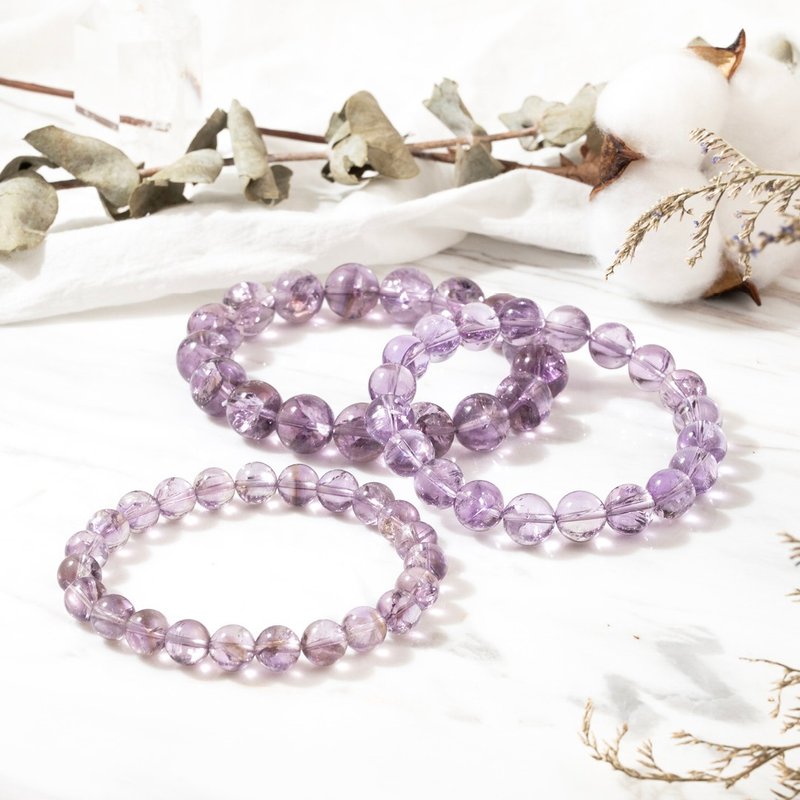 [Flawless] Beautiful Purple Youth-Acestelay Amethyst Bracelet - สร้อยข้อมือ - คริสตัล หลากหลายสี