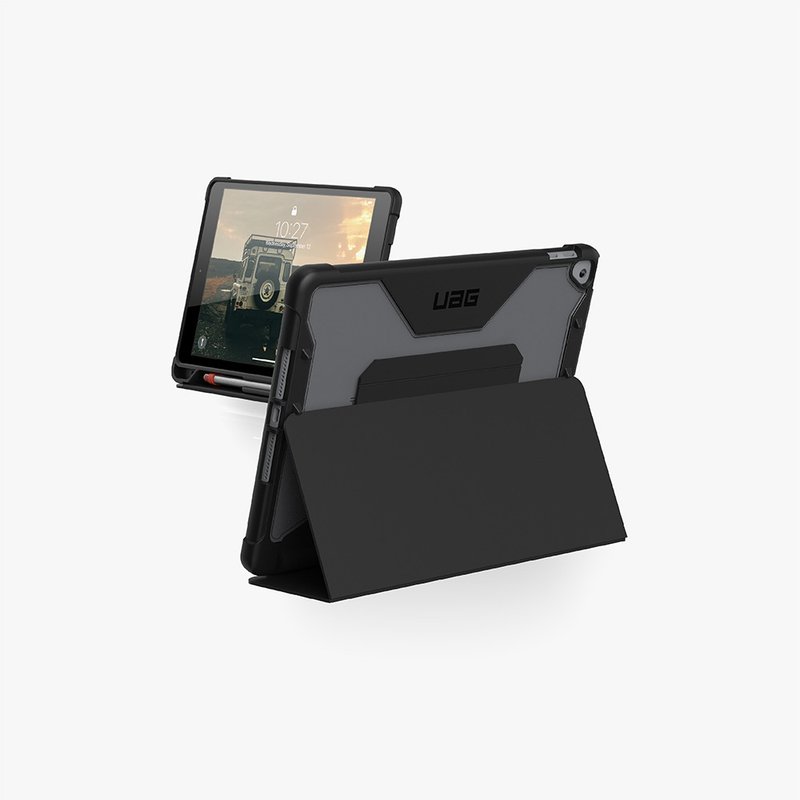 UAG iPad 10.2吋耐衝擊全透保護殻-黑 - 平板/電腦保護殼/保護貼 - 橡膠 透明
