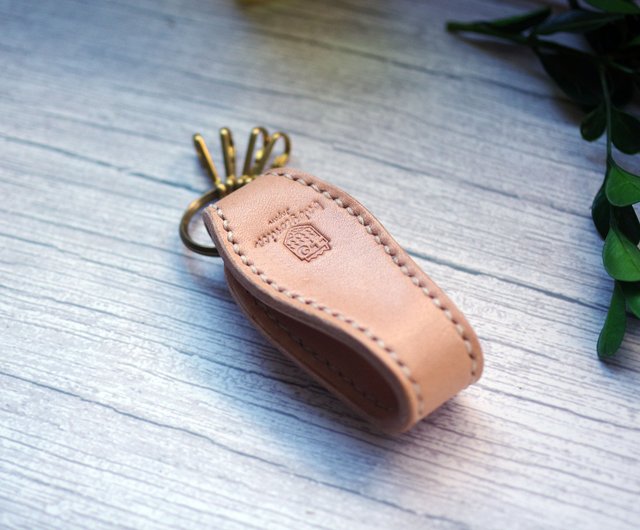 革サドルレザーのキーホルダー(ハンガー)【受注制作】 - ショップ