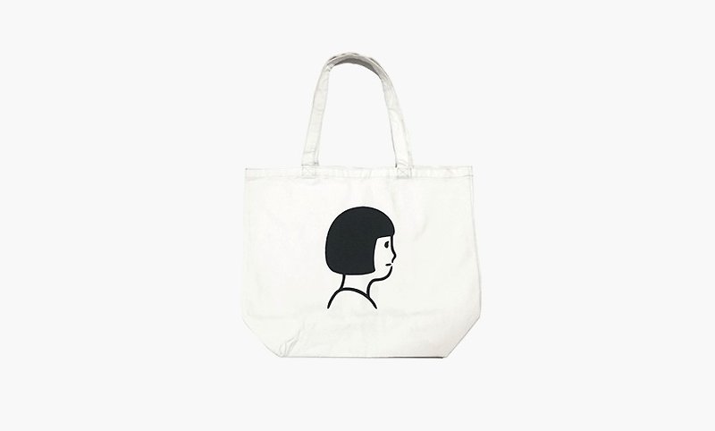 NORITAKE-BOB Tote Bag - Messenger Bags & Sling Bags - Cotton & Hemp White