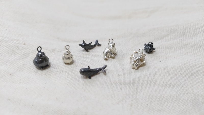 [925 silver jewelry LOU] small animal Silver pendant sold individually - Other - Silver Silver