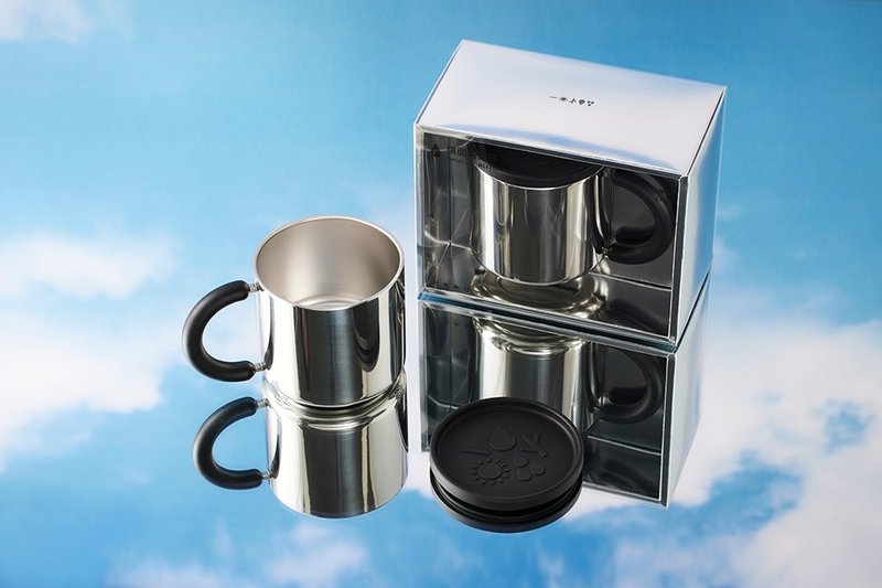 川水木日一 鏡面馬克杯 - 其他 - 其他材質 銀色