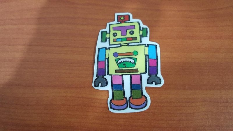 Robot waterproof sticker - Stickers - Paper 
