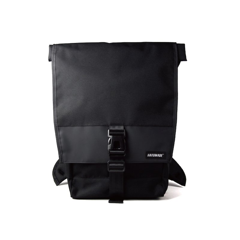 Outdoor functional riding DuPont waterproof commuter backpack postman - Backpacks - Nylon Black