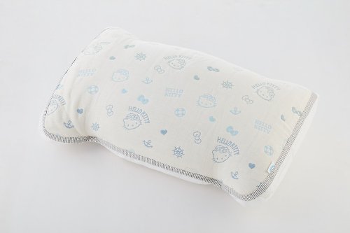 SE Select Shop 【日本製三河木綿】六重紗枕套-Kitty海洋樂園