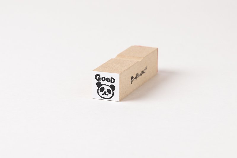 Panda [GOOD] Rubber Stamp*15mm square*R011 - ตราปั๊ม/สแตมป์/หมึก - ไม้ 