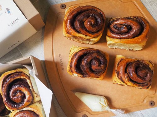 冷凍発送-トポ大人気】オレンジシナモンロールギフトボックス(2