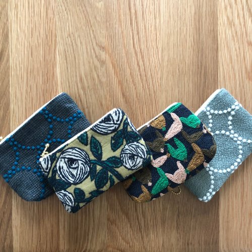 ミニポーチ 4点セット ハンドメイド mina perhonen - ショップ mukava