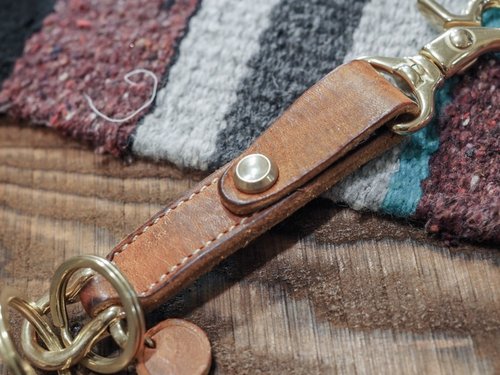 HEYOU Art&Craft Department Key Chain 皮革鑰匙圈- 黃棕