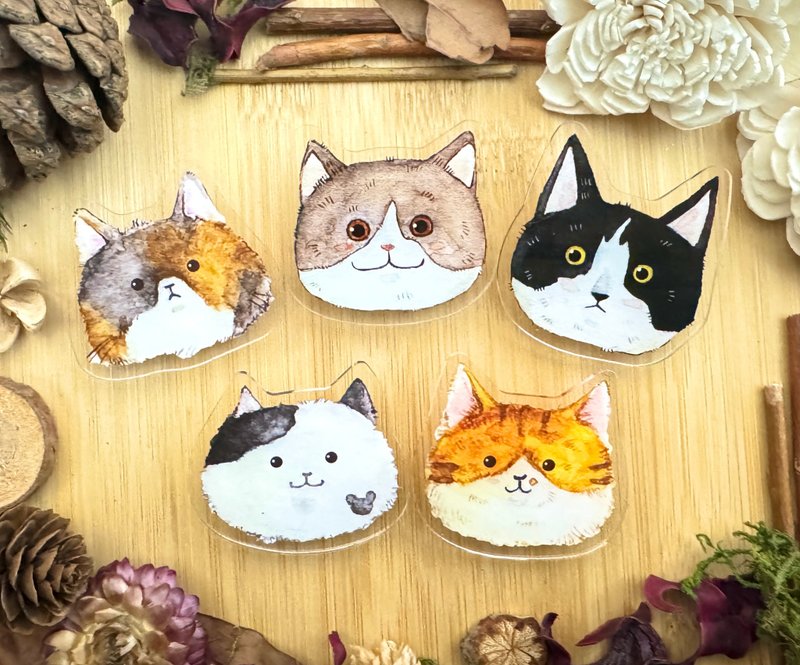 Mr.307 - Character Illustration Series Acrylic Clips - Other - Acrylic 