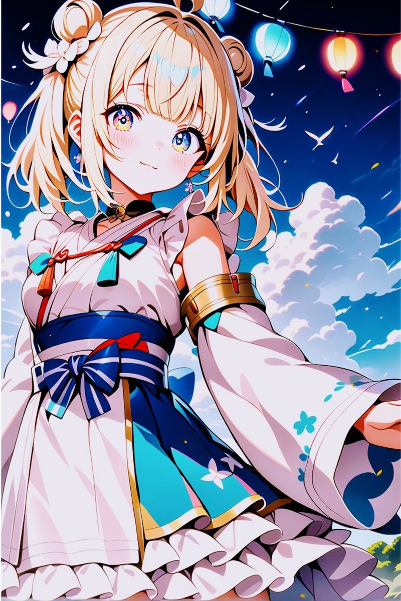 オリジナル人物ステッカー　No.404 - 貼紙 - 紙 