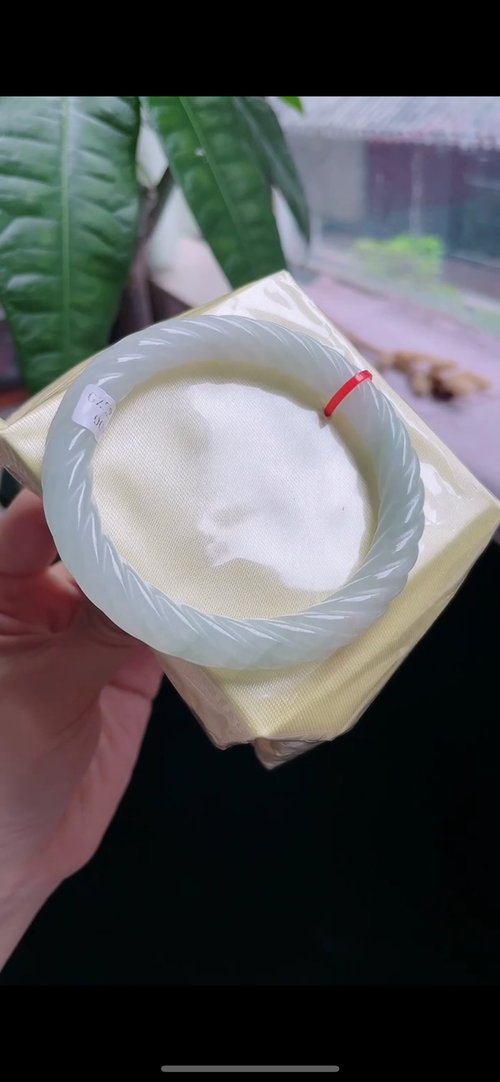 Good Morning Studio 冰種 天然翡翠 緬甸 A玉 玉鐲 • 冰種翡翠麻花鐲