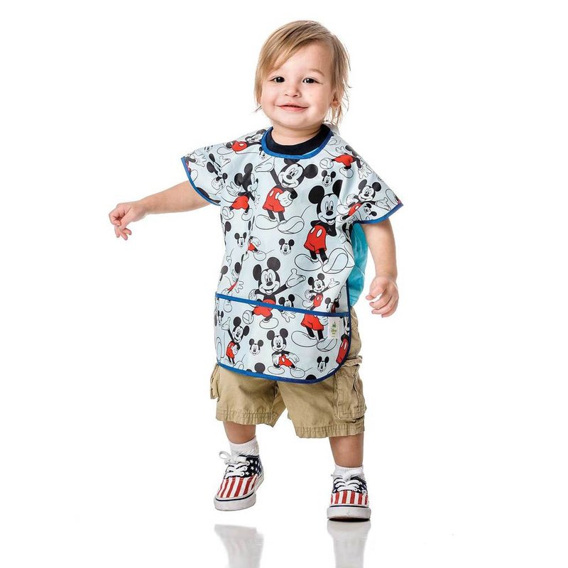 Bumkins 迪士尼防水短袖圍兜 - 圍兜/口水巾 - 其他材質 