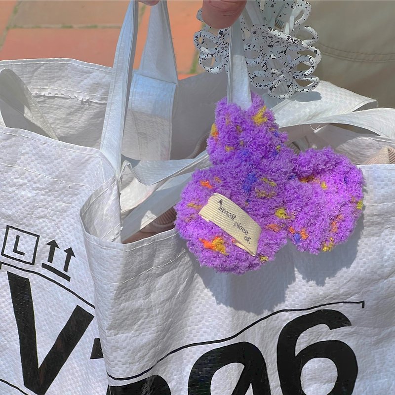 【Signature TAG】 Handmade Knit TAG by ASPO || keyring, luggege tag, accessory - 行李牌 - 其他材質 黃色