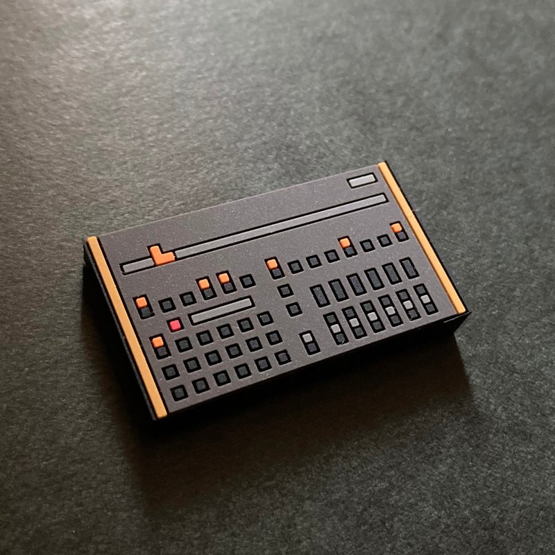 マグネット　リズムマシン　ラバーマグネット　 04PCM RhythmMachine - 磁鐵 - 其他人造纖維 咖啡色