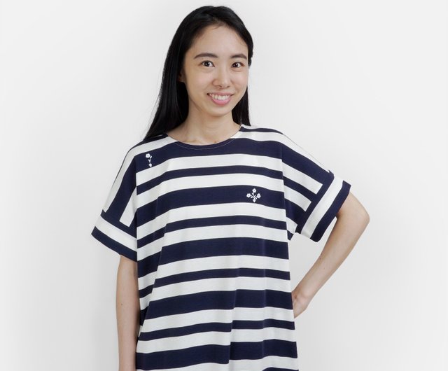 retro striped t shirt women's